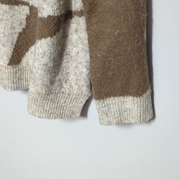 143 Story Brown Camo Crewneck Sweater - Picture 3 of 5